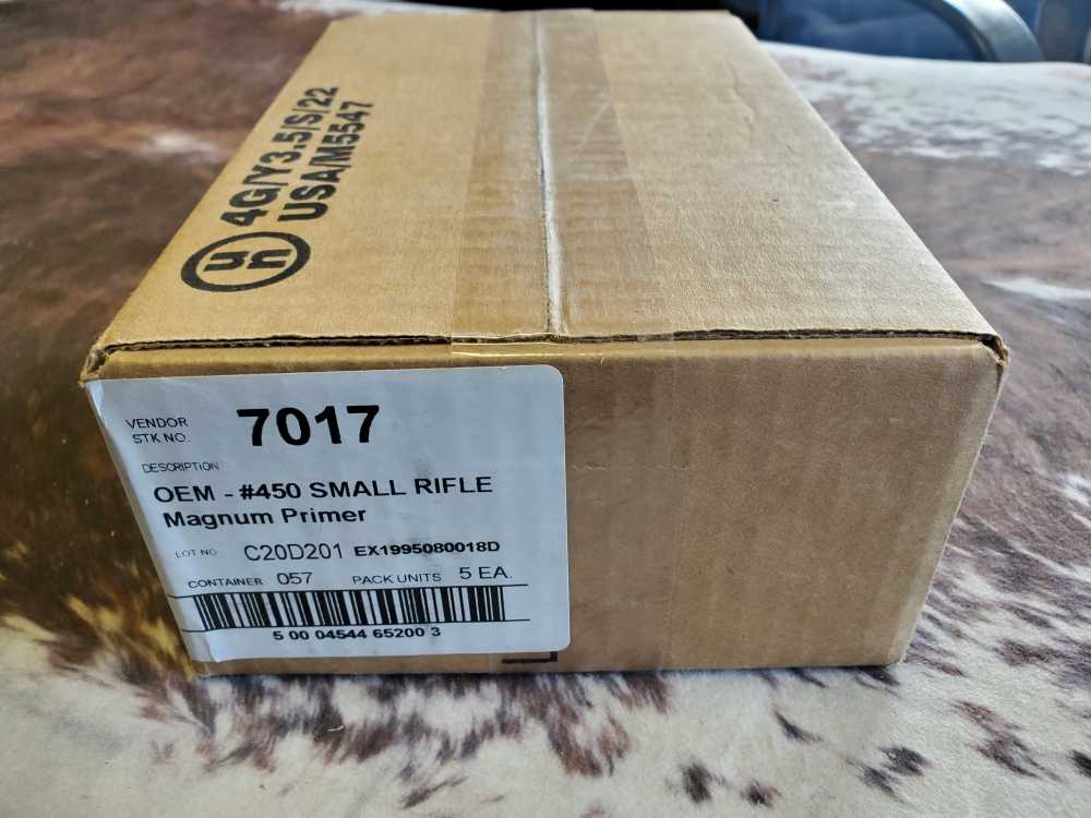 CCI 450 Small Rifle Magnum Primers 5000 Count-img-0