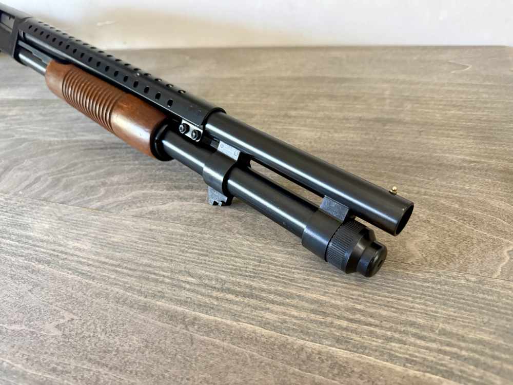 MOSSBERG 590 20" BAYONET HEAT SHIELD BARREL POLICE CORNCOB WOOD FURNITURE-img-6