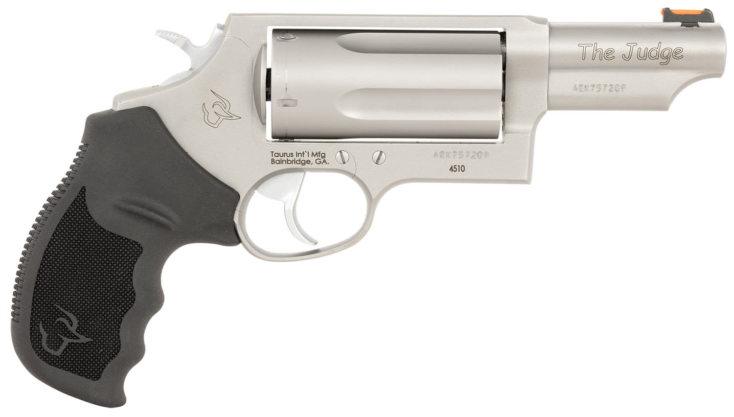 Taurus Judge T.O.R.O. Magnum .45LC/.410BORE Revolver 5rd 3 Barrel Fiber Opt-img-0