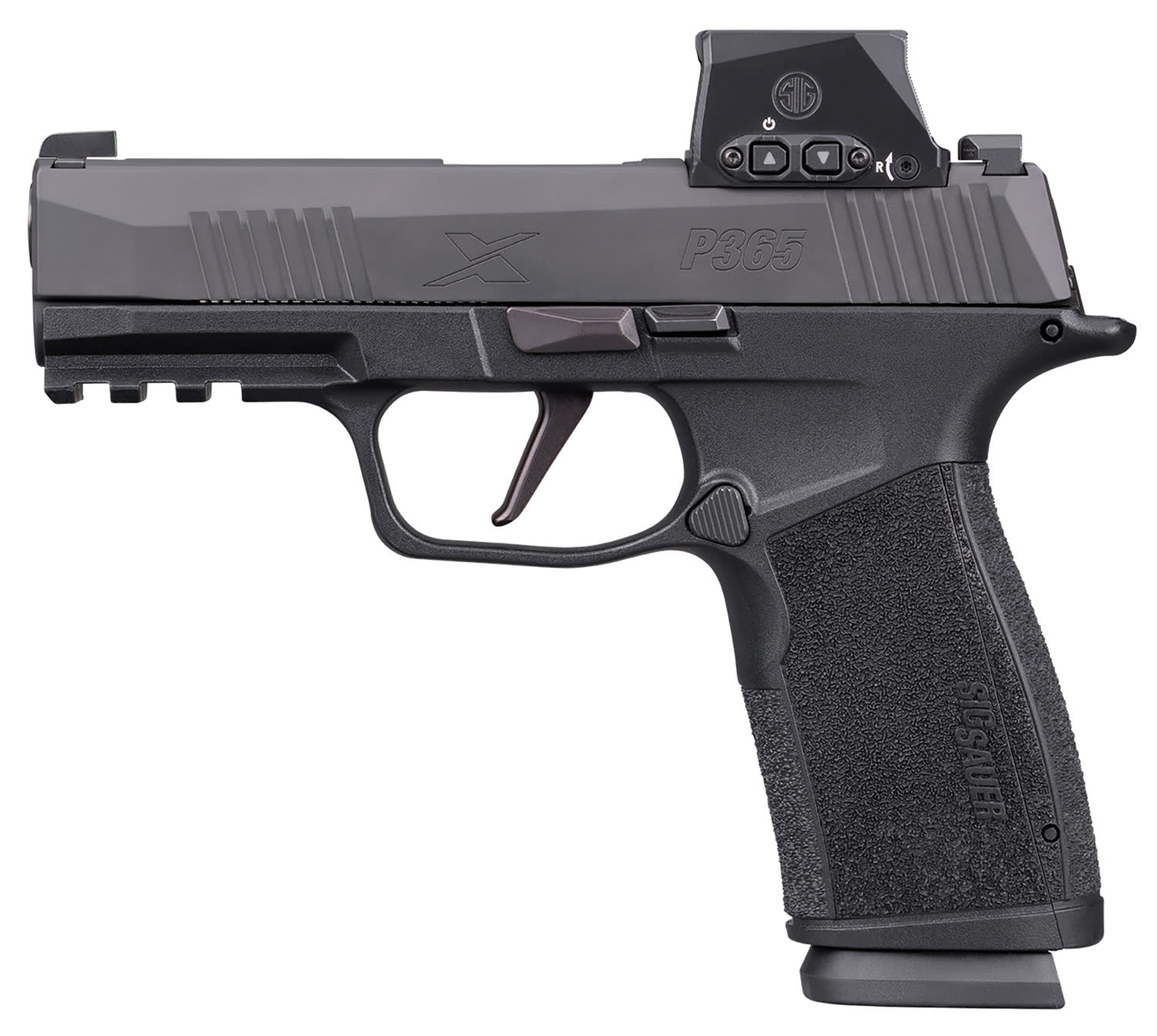 Sig Sauer P365 XMacro with Optic 9mm Luger Pistol 3.70 Black 365XCA-9-BXR3--img-0