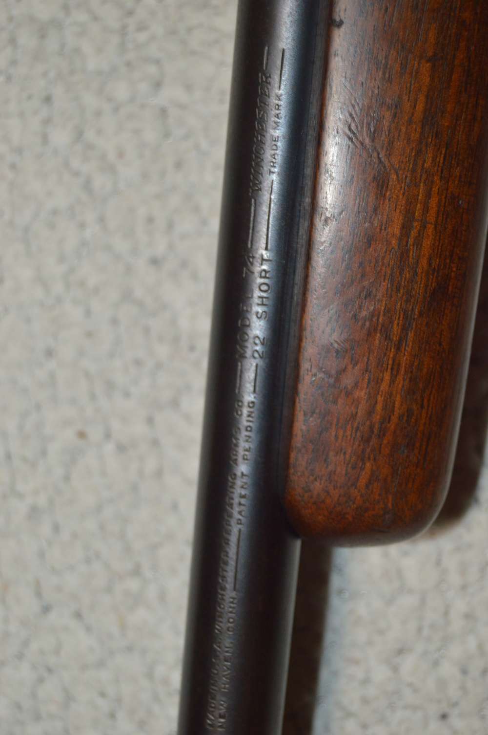 RARE Winchester Model 74 22 Short ONLY Semi-Auto Butt Stock Feed-img-13