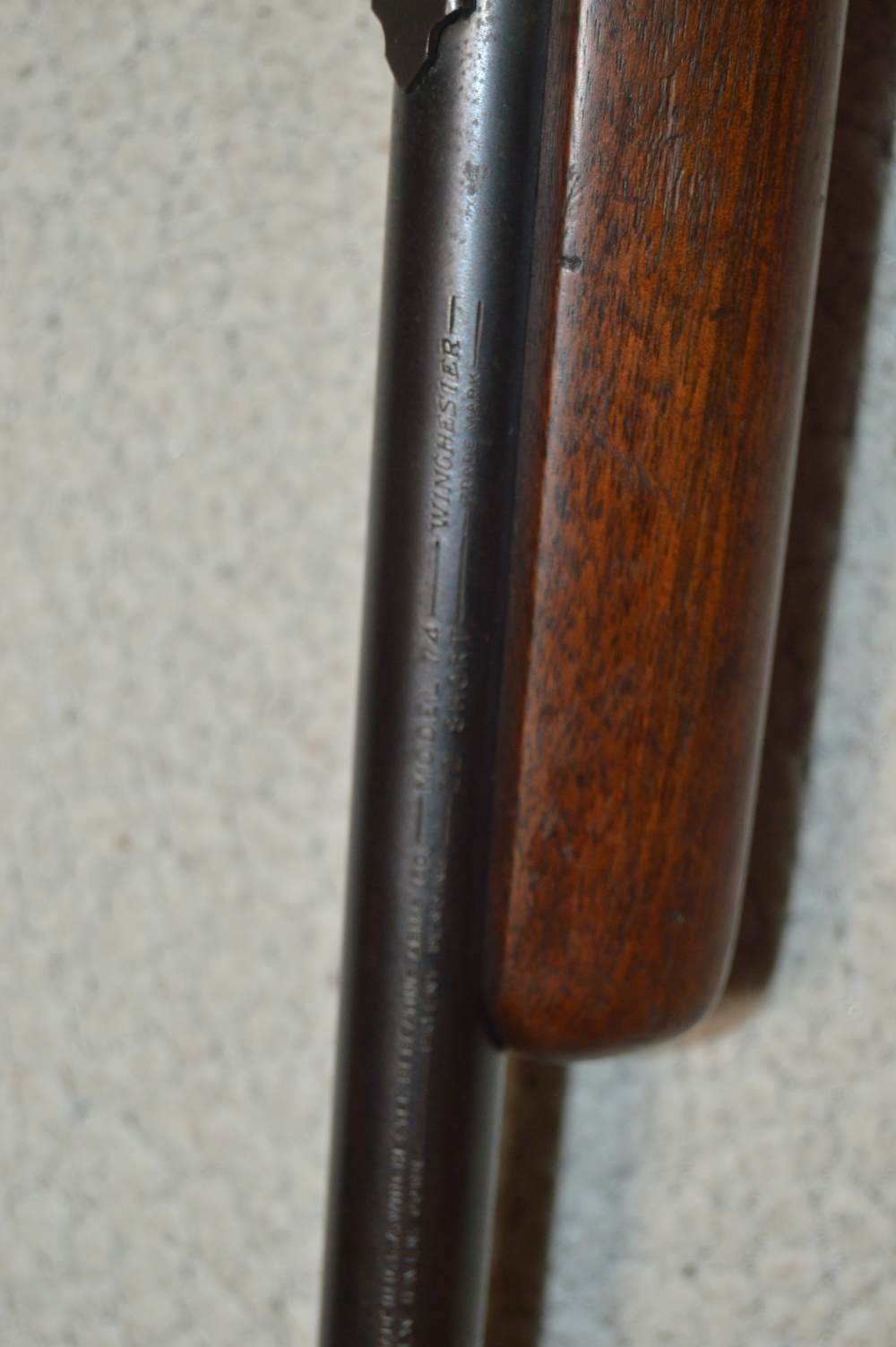 RARE Winchester Model 74 22 Short ONLY Semi-Auto Butt Stock Feed-img-12