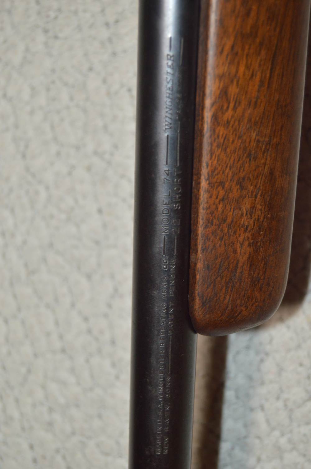 RARE Winchester Model 74 22 Short ONLY Semi-Auto Butt Stock Feed-img-11