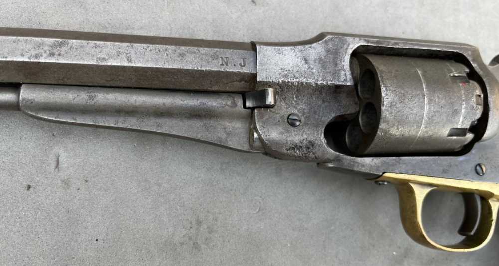 Remington New Model Army percussion Civil War revolver - New Jersey-img-16