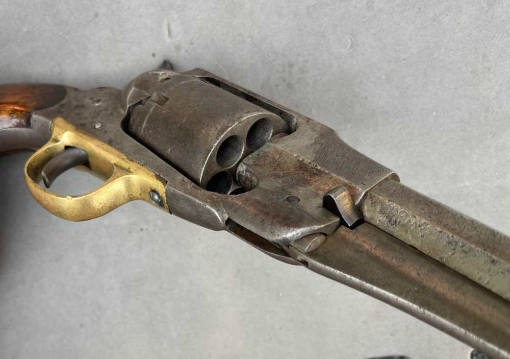 Remington New Model Army percussion Civil War revolver - New Jersey-img-21