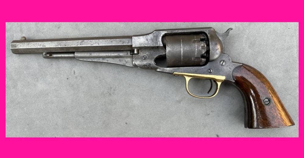Remington New Model Army percussion Civil War revolver - New Jersey-img-0
