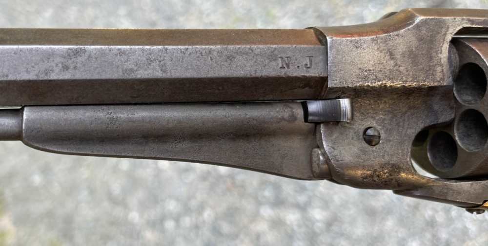 Remington New Model Army percussion Civil War revolver - New Jersey-img-26