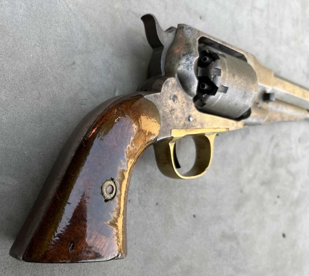 Remington New Model Army percussion Civil War revolver - New Jersey-img-9