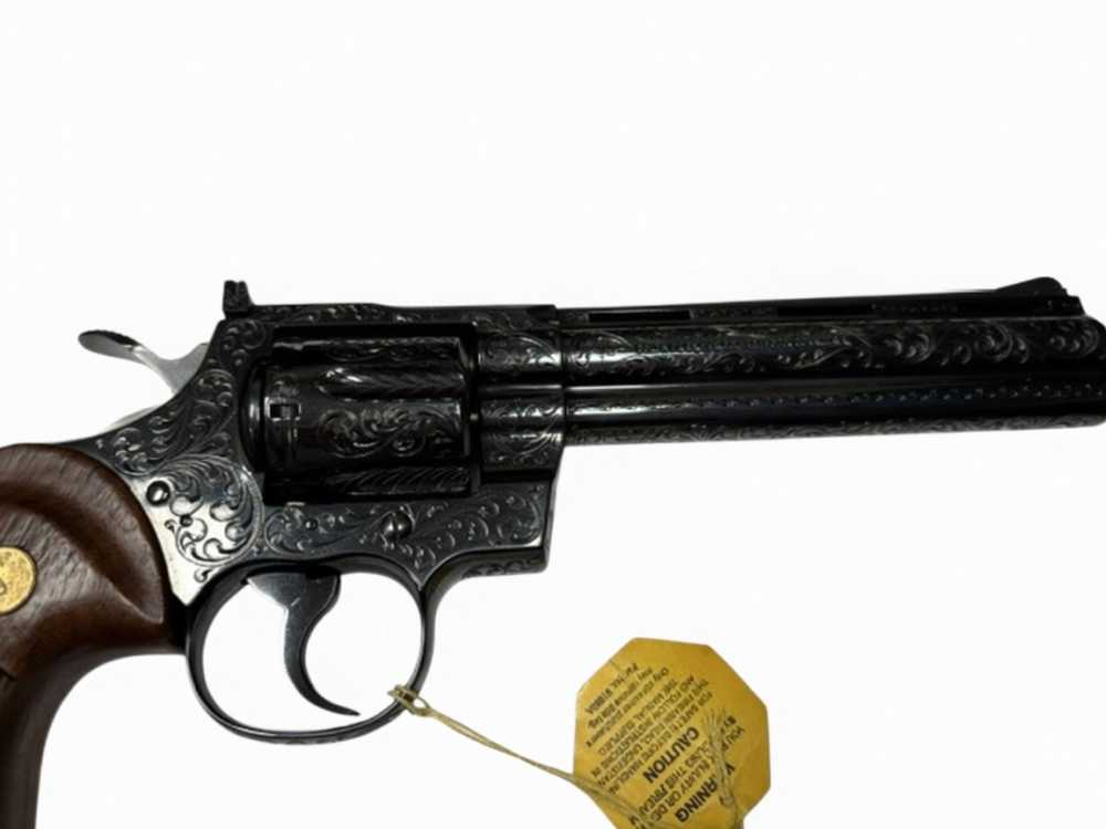 1979 Colt Python .357 Magnum Class D Engraving Royal Blue Finish Unfired -img-23