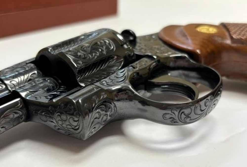 1979 Colt Python .357 Magnum Class D Engraving Royal Blue Finish Unfired -img-34