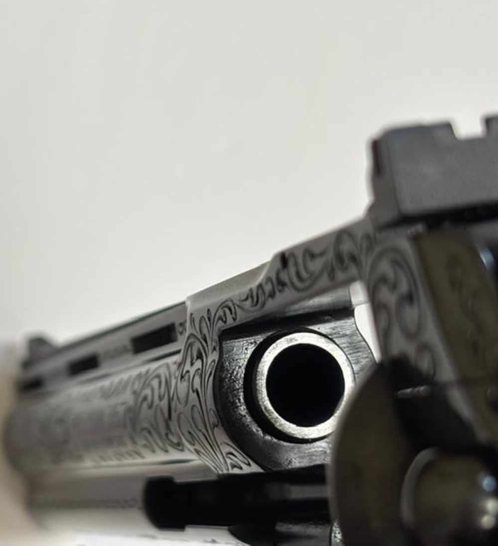 1979 Colt Python .357 Magnum Class D Engraving Royal Blue Finish Unfired -img-84