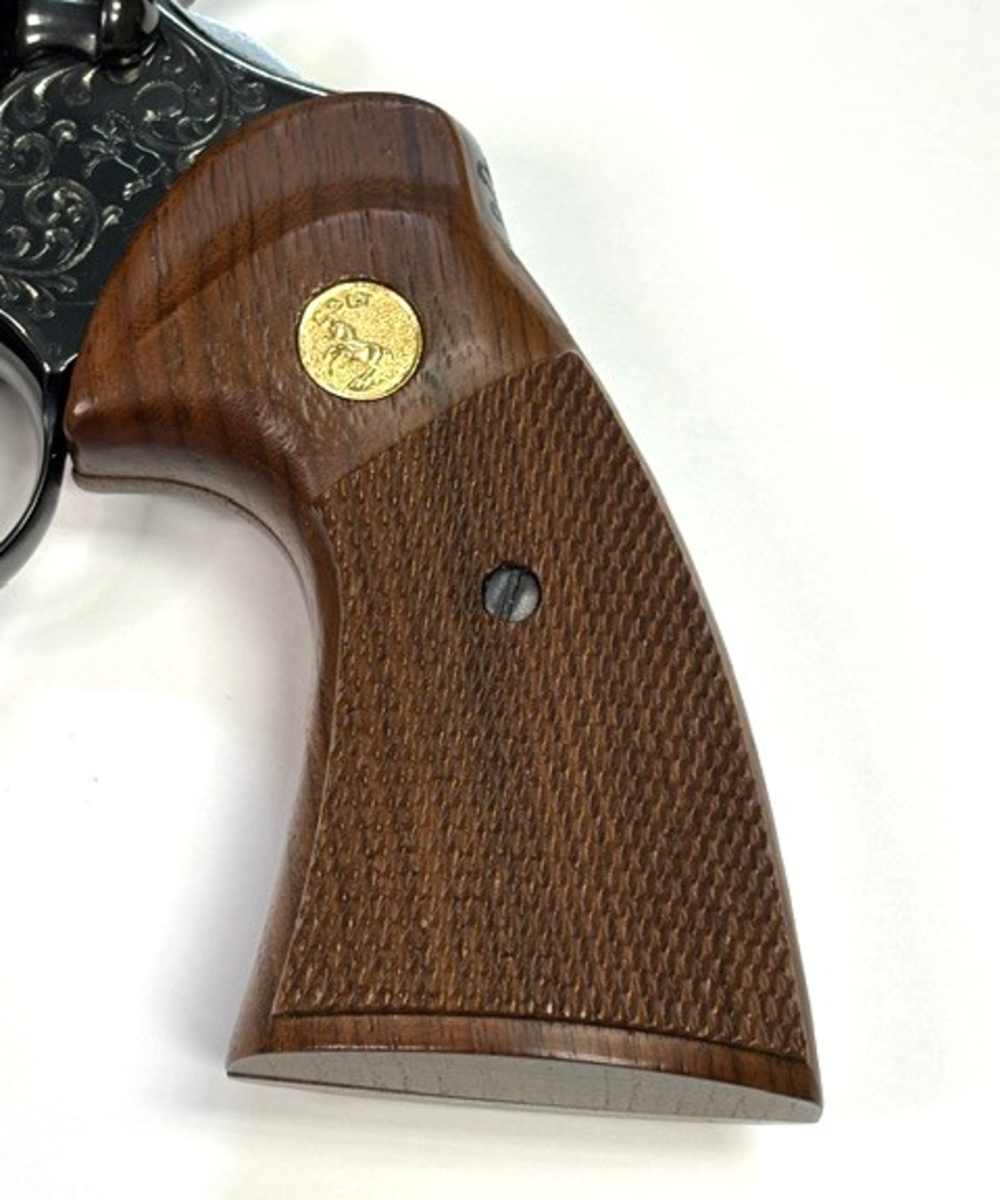 1979 Colt Python .357 Magnum Class D Engraving Royal Blue Finish Unfired -img-55