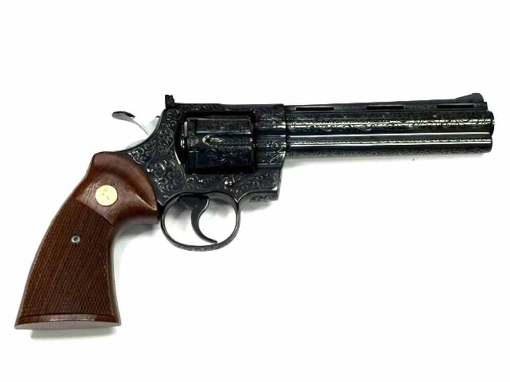 1979 Colt Python .357 Magnum Class D Engraving Royal Blue Finish Unfired -img-79