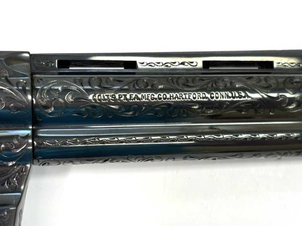 1979 Colt Python .357 Magnum Class D Engraving Royal Blue Finish Unfired -img-45