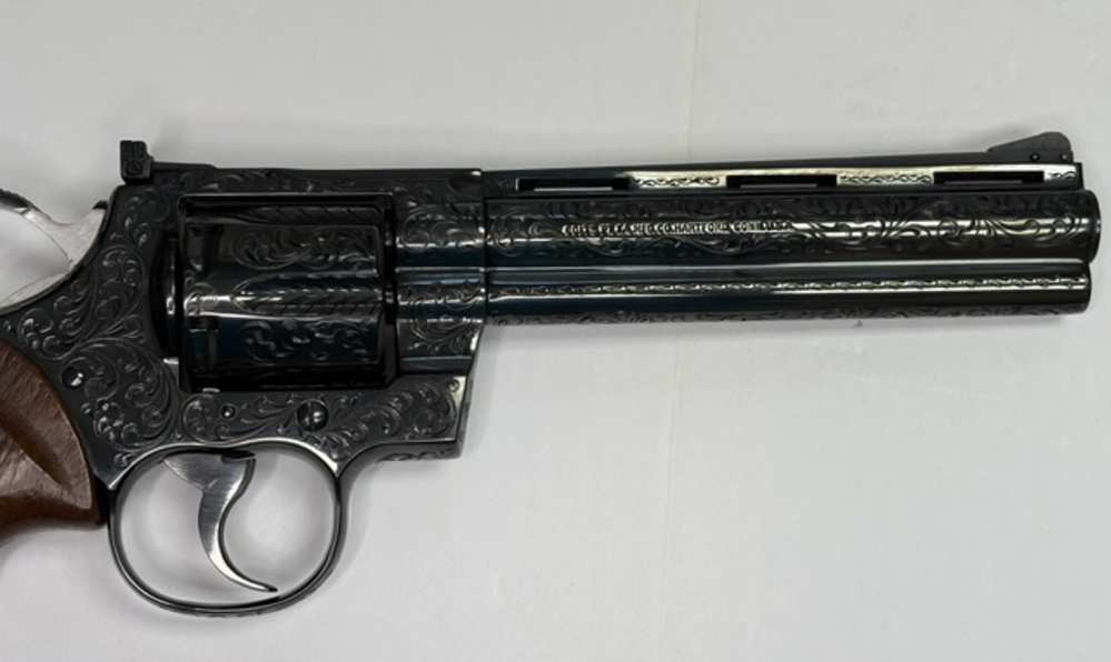 1979 Colt Python .357 Magnum Class D Engraving Royal Blue Finish Unfired -img-78
