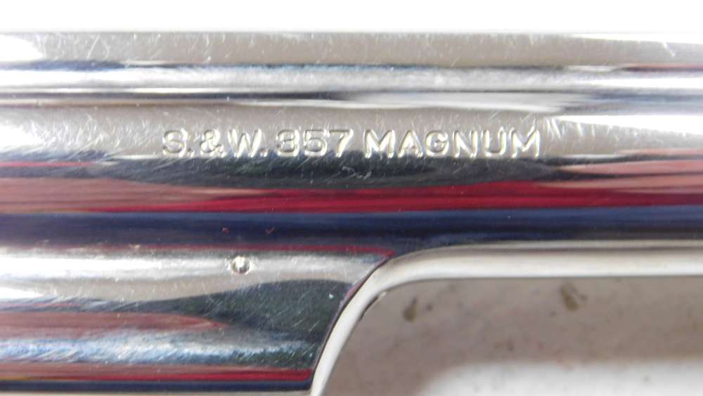 Smith Wesson Model 19-4 Nickel Plated 357 Magnum w/6 Inch Barrel-img-5
