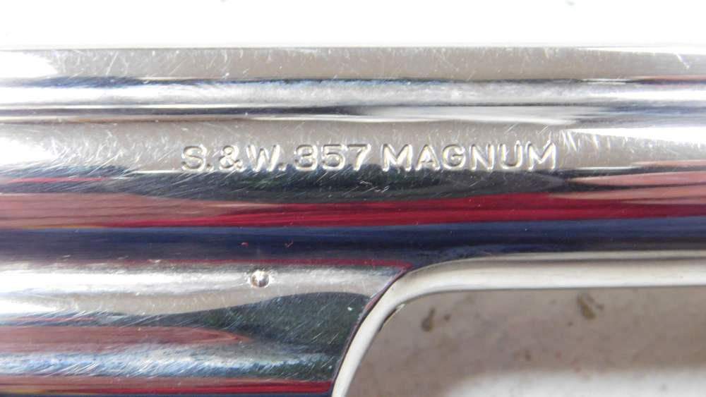 Smith Wesson Model 19-4 Nickel Plated 357 Magnum w/6 Inch Barrel-img-6