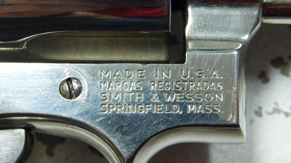 Smith Wesson Model 19-4 Nickel Plated 357 Magnum w/6 Inch Barrel-img-4