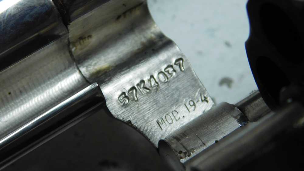 Smith Wesson Model 19-4 Nickel Plated 357 Magnum w/6 Inch Barrel-img-9