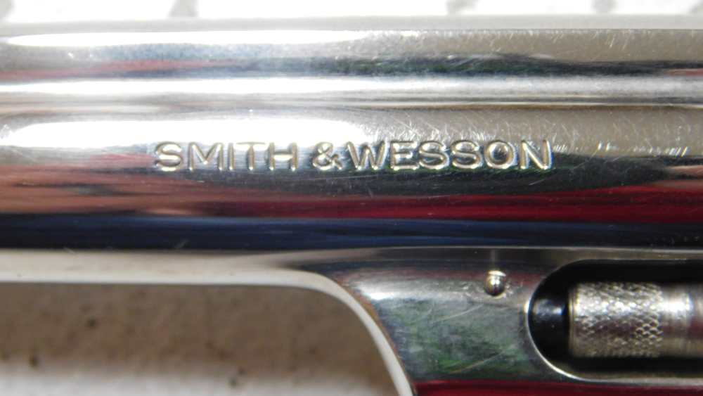 Smith Wesson Model 19-4 Nickel Plated 357 Magnum w/6 Inch Barrel-img-2