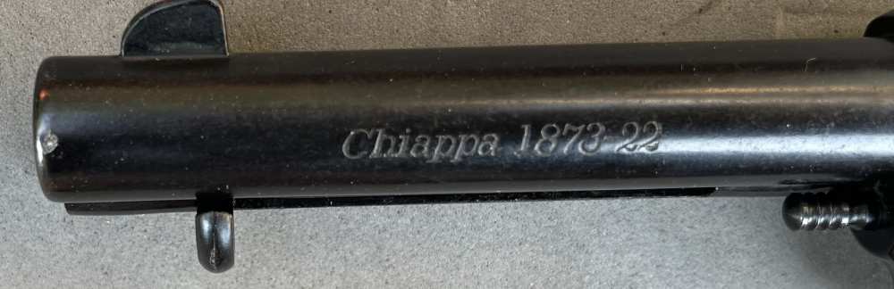 Chiappa 1873 1873-22 Single Action revolver w/2 cylinders and holster -img-19