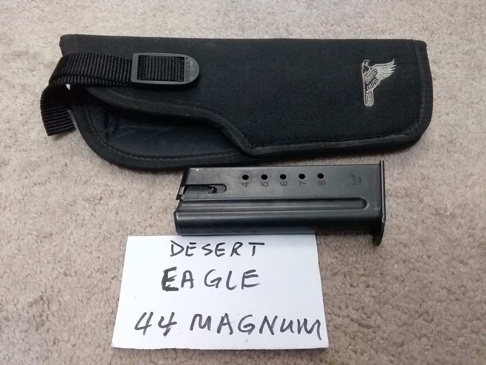 Desert eagle 44 magnum magazine and holster-img-0