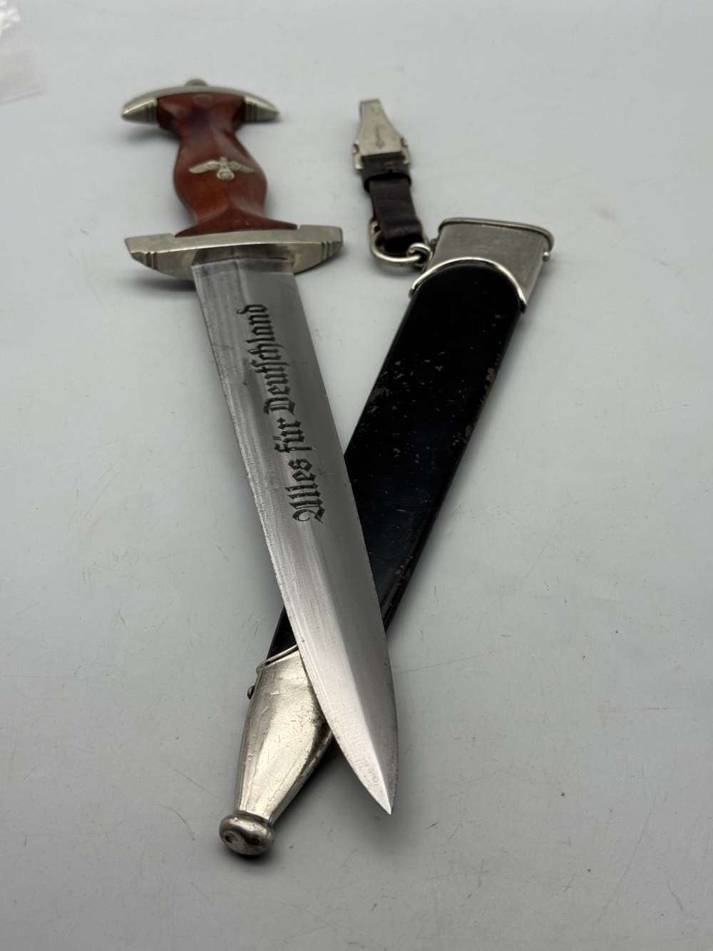 WW2 German NSKK Gebr Bohme Early Rare Dagger SA NSDAP-img-30