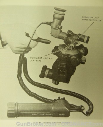 M53 instrument light for M29 81mm mortar-img-9