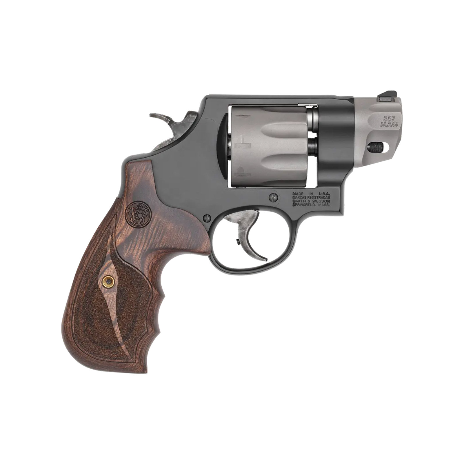 SMITH & WESSON 327 PC Revolver 357 Mag 2in Matte Black 8Rd Fixed (170245)-img-1