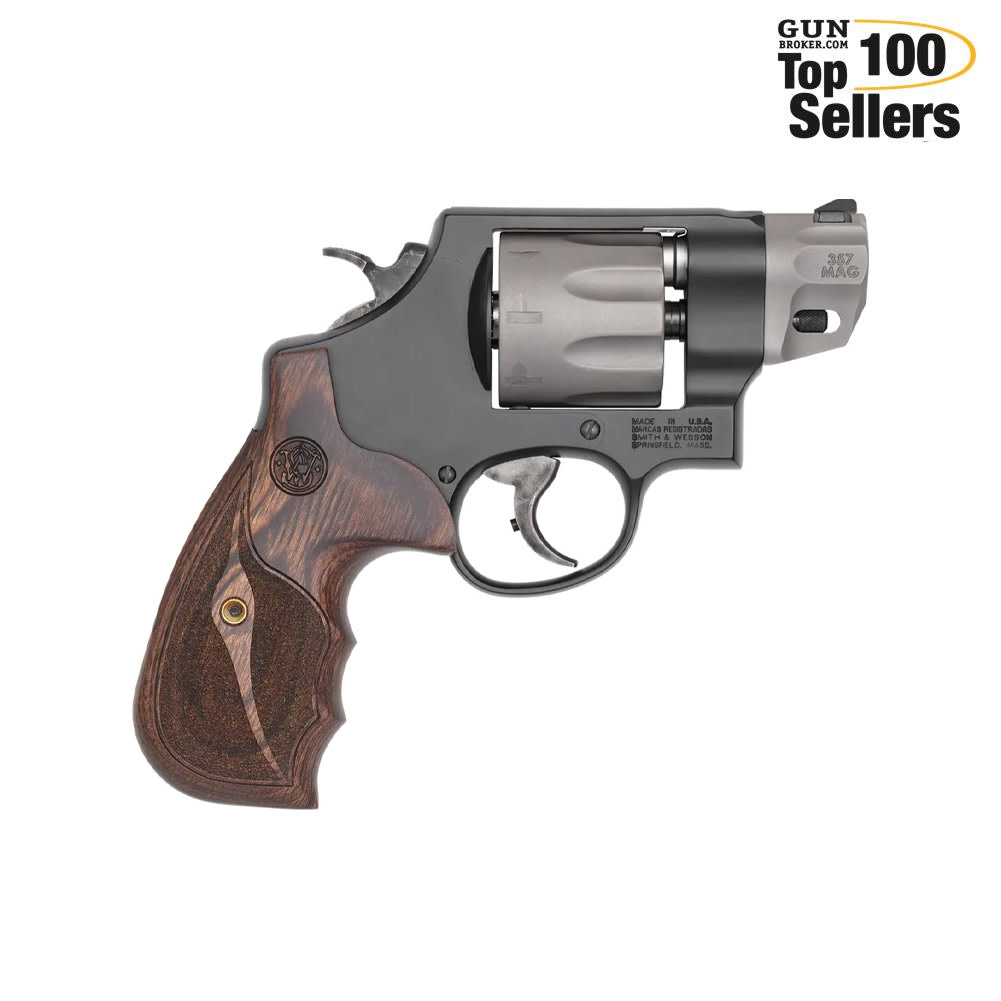 SMITH & WESSON 327 PC Revolver 357 Mag 2in Matte Black 8Rd Fixed (170245)-img-0
