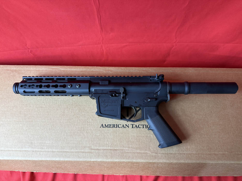 American Tactical Mil-Sport 9mm AR Pistol - Uses Glock Mags - NIB-img-5