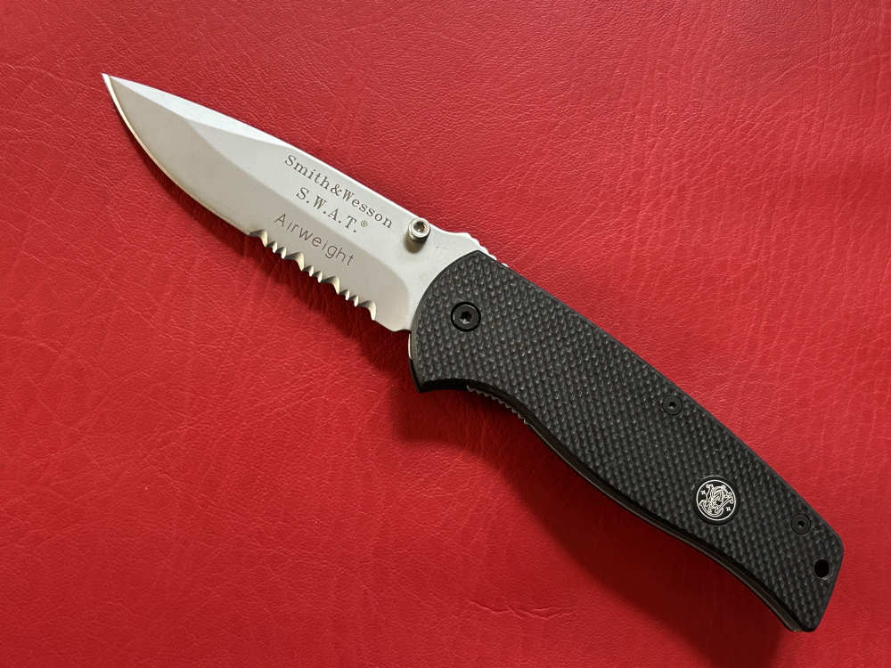 Smith & Wesson Knife SW-3000G10 S.W.A.T Airweight 1st Production 1 of 1000 -img-9