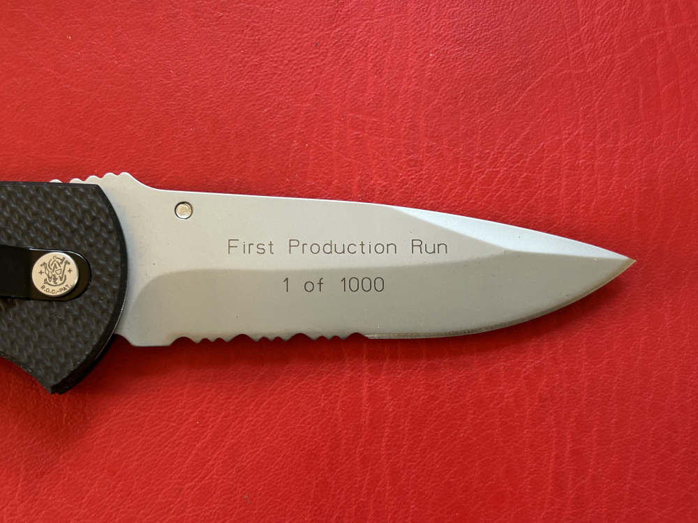 Smith & Wesson Knife SW-3000G10 S.W.A.T Airweight 1st Production 1 of 1000 -img-3