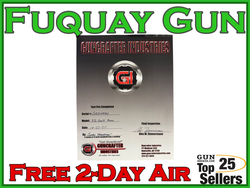 Guncrafter Industries Government Full-Size Limited X2 9mm OR 2011 1911 -img-3