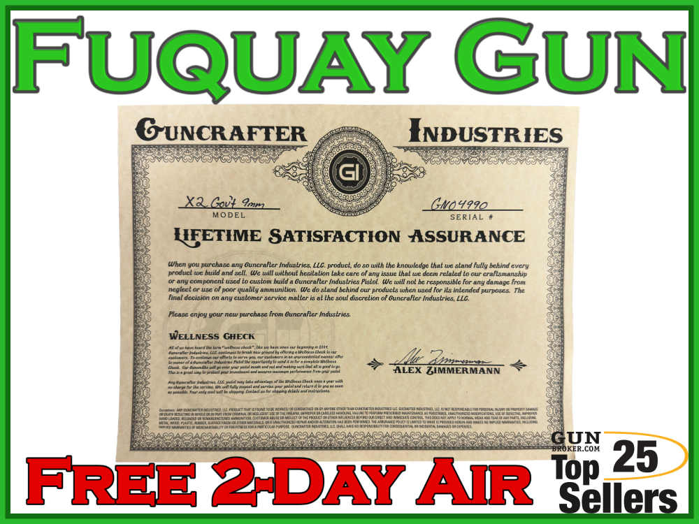 Guncrafter Industries Government Full-Size Limited X2 9mm OR 2011 1911 -img-2