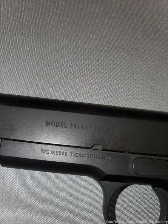 TISAS M1911 SERVICE .45 ACP BLACK 1MAG NO BOX-img-4