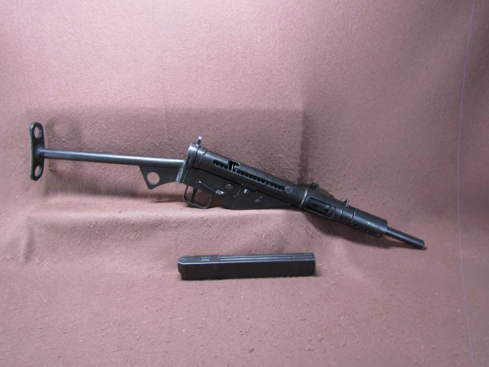 Denix Movie Prop Non-Firing Sten MK II Rifle with Magazine-img-0