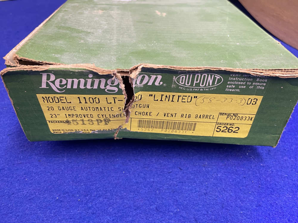 1985 Remington Model 1100 LT-20 23" 20GA Blue*LIMITED SHORT BARREL VARIANT*-img-5