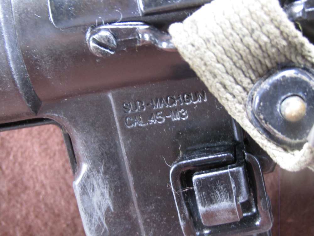 Denix Non-Firing Movie Prop 45 ACP M3 Submachine Grease Gun-img-11