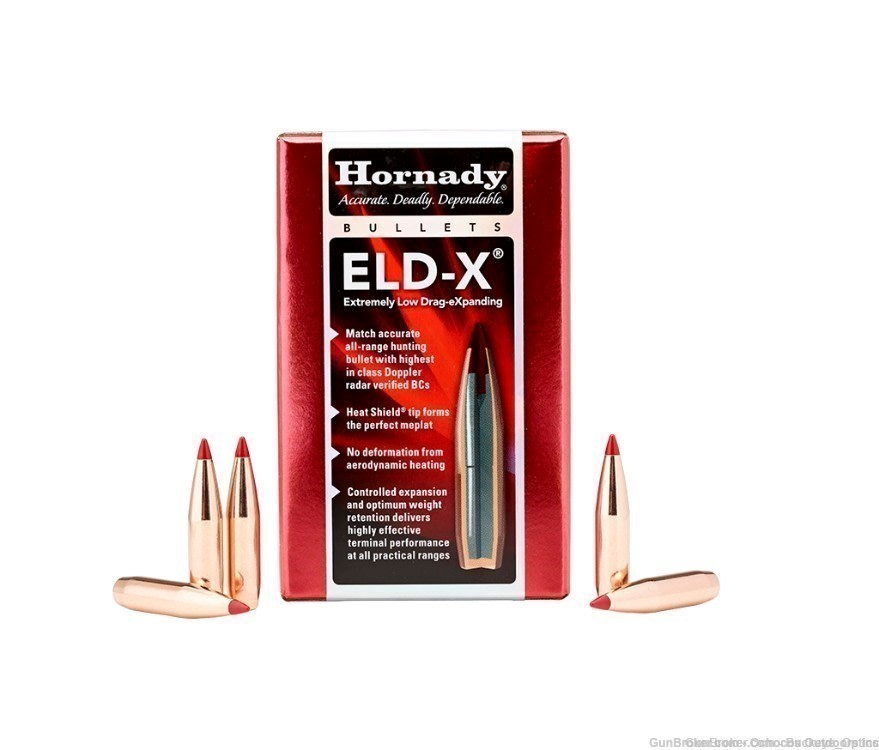 Hornady™ ELD-X 7mm .284 175 GR Bullets - 100 Count - 15 Per Case - 2841-img-0
