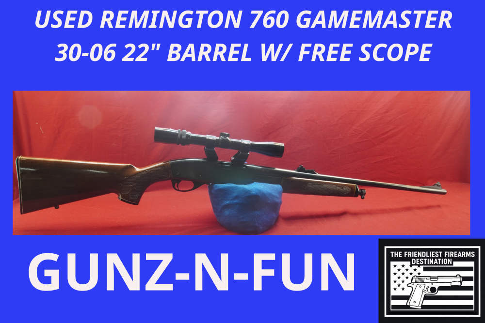 (43133)USED Remington 760 Gamemaster 30-06 22" barrel EXCELLENT Condition -img-0