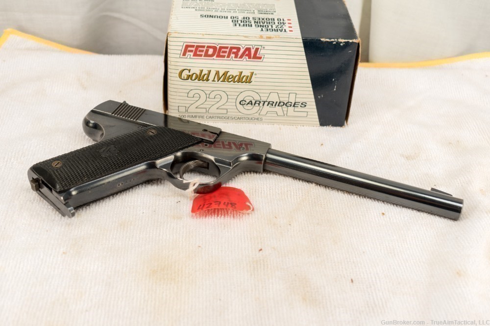 Hi Standard Model B 6.75" Type 1B 22LR Pistol Excellent-img-5