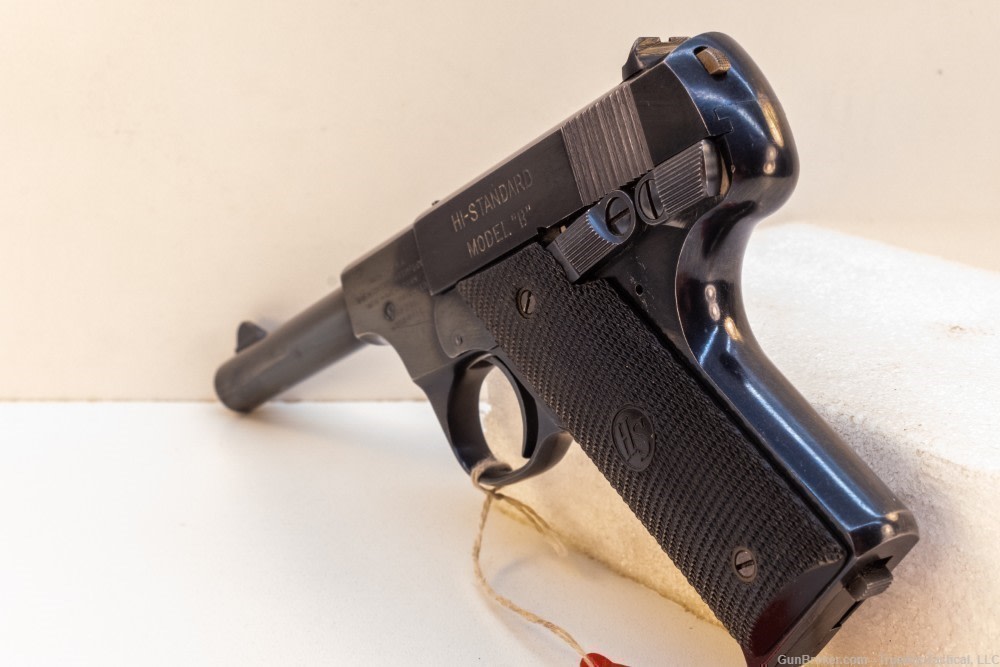 Hi Standard Model B Type 1B 22LR 4.5" Pistol-img-3