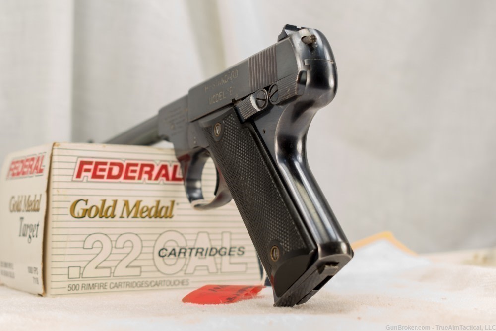 Hi Standard Model B 6.75" Type 1A 22LR Pistol Excellent-img-3