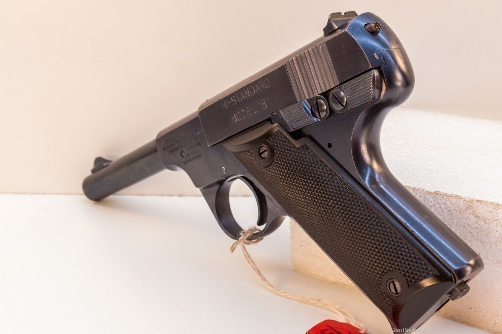 Hi Standard Model B Type IA 22LR 4.5" Pistol-img-3