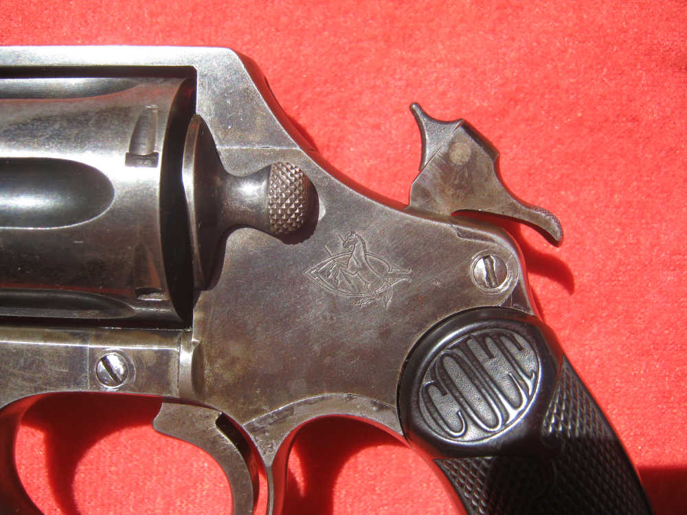 1912 Colt Police Positive .38 S&W 4" 6 Shot Blued & Black Grips-img-40