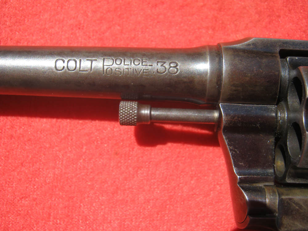 1912 Colt Police Positive .38 S&W 4" 6 Shot Blued & Black Grips-img-6