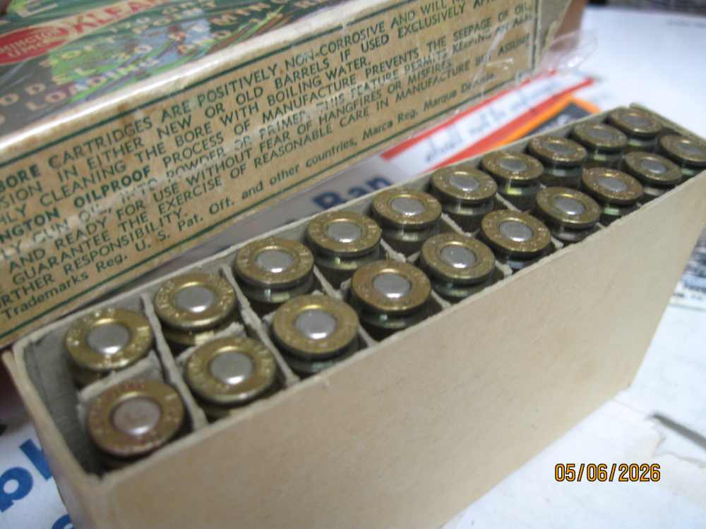 Scarce 1930's Remington .30 Remington Dogbone Kleanbore Model 30 Ammo Box-img-6