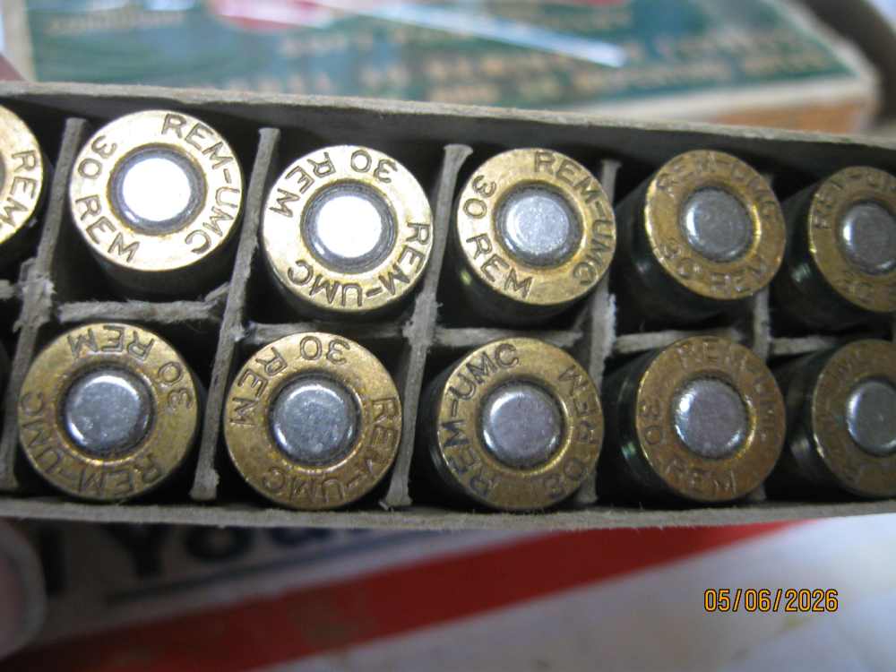Scarce 1930's Remington .30 Remington Dogbone Kleanbore Model 30 Ammo Box-img-5