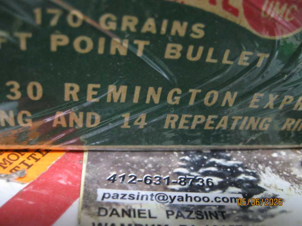 Scarce 1930's Remington .30 Remington Dogbone Kleanbore Model 30 Ammo Box-img-8